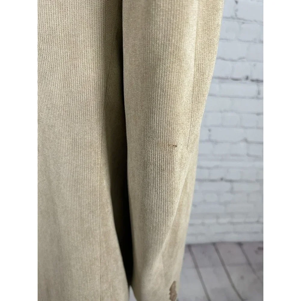 Andrew Fezza Beige Corduroy Two Button Blazer Jacket Men’s 40R